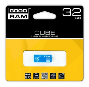  Goodram 32Gb USB 2.0 Cube New (UCU2-0320B0R11) 4