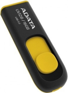  A-Data 16 Gb UV128 USB 3.0 Black/Yellow (AUV128-16G-RBY) 3