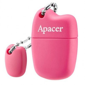   Apacer 64GB AH118 Pink USB 2.0 (AP64GAH118P-1)