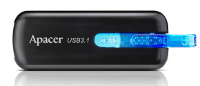  USB Apacer AH354 16GB USB 3.0 Black/Blue (AP16GAH354B-1) 3