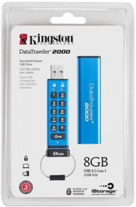  Kingston 8 GB DataTraveler 2000 (DT2000/8GB) 3