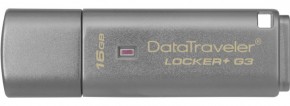  USB Kingston DT Locker+ G3 16GB USB 3.0 (DTLPG3/16GB) 3