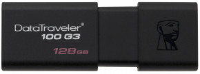   USB Kingston DataTraveler 100 G3 USB 3.0 128Gb Black (0)