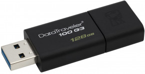   USB Kingston DataTraveler 100 G3 USB 3.0 128Gb Black (1)