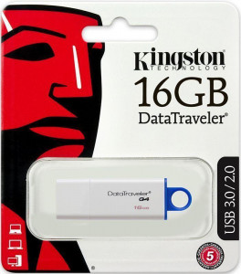 - Kingston DataTraveler G4 16Gb USB 3.0 White 5