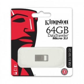  Kingston USB3.1 64Gb DataTraveler Micro USB 3.1 (DTMC3/64GB) 4