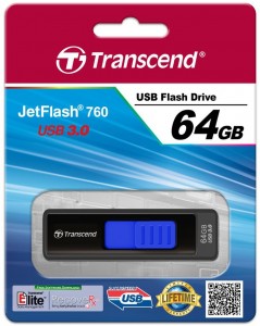  USB Transcend JetFlash 760 64GB USB 3.0 Black (TS64GJF760) 5