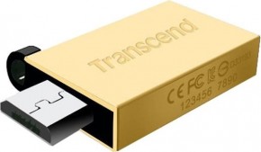  USB Transcend JetFlash OTG 380 32GB Gold (TS32GJF380G) 5