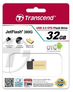  USB Transcend JetFlash OTG 380 32GB Gold (TS32GJF380G) 6
