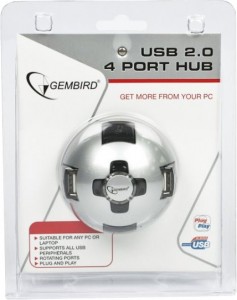 USB HUB Gembird UHB-CT04 USB 2.0 3