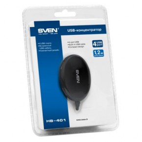  USB HUB Sven HB-401 black (3)