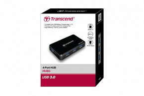 USB- Transcend SuperSpeed USB 3.0 Hub (TS-HUB3K)  4