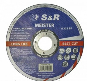   S&R A30S BF Meister 125x1.0x22.2  (131010125)