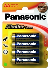  Panasonic Alkaline Power AA BLI 4