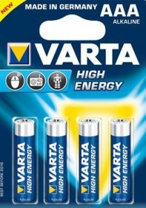  Varta High Energy AAA BLI 4 Alkaline