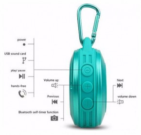   Mifa F10 Outdoor Bluetooth Speaker Blue 6