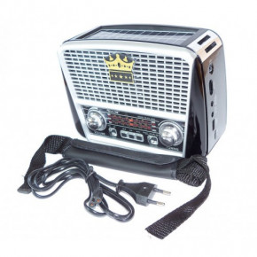   Golon RX-455S Solar MP3 USB Black/Silver