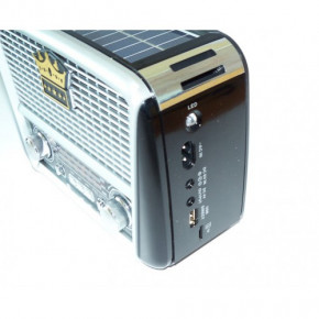   Golon RX-455S Solar MP3 USB Black/Silver 5