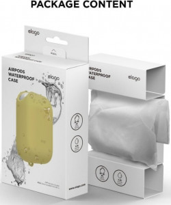    Elago Waterproof Case for Airpods Creamy Yellow (EAPWF-BA-CYE) 8