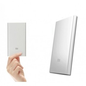    Xiaomi Mi Power Bank Ultra Thin 5000 mAh 2.1A, 1USB Silver NDY-02-AM-SL (2)