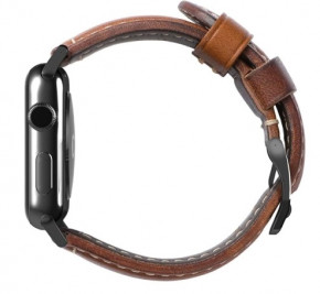     Nomad Leather Strap Italian Apple WatchTan/Black (STRAP-APPLE-IT-TAN-BL) (2)