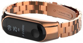  Uwatch Metal Strap For Xiaomi Mi Band 3 Rose Gold 4