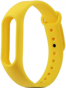  Uwatch Replacement Silicone Band For Xiaomi Mi Band 2 Yellow