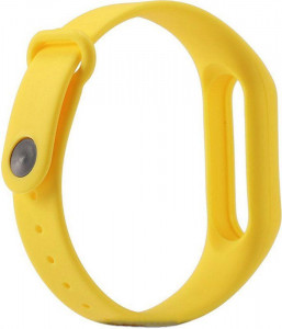  Uwatch Replacement Silicone Band For Xiaomi Mi Band 2 Yellow 3