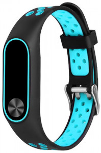   - UWatch Replacement Sports Strap for Mi Band 2 Black/Blue