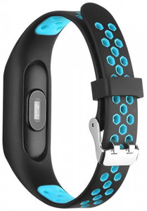   - UWatch Replacement Sports Strap for Mi Band 2 Black/Blue 3