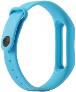    UWatch Replacement Silicone Band For Xiaomi Mi Band 2 Blue 3