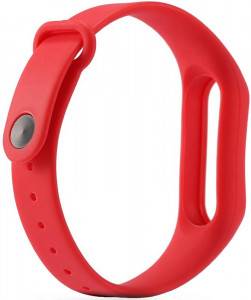    UWatch Replacement Silicone Band For Xiaomi Mi Band 2 Red 3