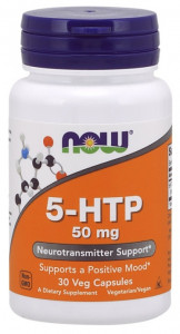  NOW 5-HTP 50 mg Veg Capsules 30  (4384301171)