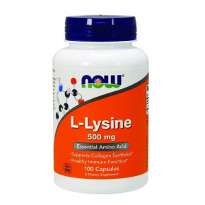  NOW L-Lysine 500 mg Capsules 100  (4384301284)