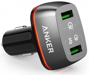     Anker PowerDrive+ 2 with Quick Charge 3.0 V3 (A2224H11) Black (0)