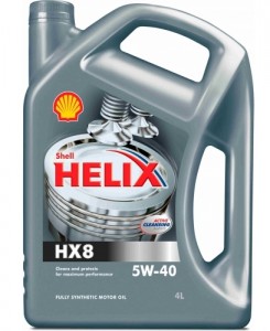   Shell Helix HX8 5W-40 SM/CF 4
