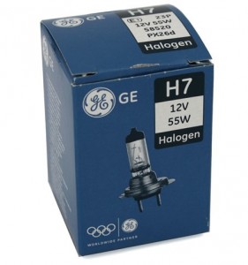  General Electric  H7 55W 58520 PX26D/12V 4