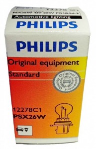  Philips 12278C1 PSX26W 26W 12V PG18.5d-3 3