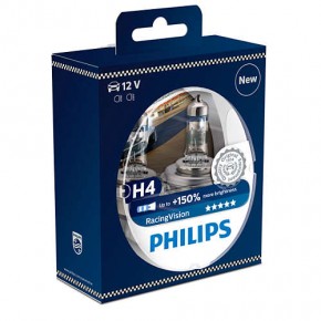  Philips 12342RVS2 H4 60/55W 12V P43T Racing Vision +150%