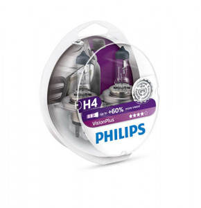  Philips 12342VPS2 H4 60/55W 12V P43t VisionPlus +60,