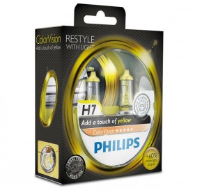  Philips 12972CVPYS2 H7 55W 12V PX26d ColorVision Yellow 5
