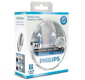  Philips 12972WHVSM H7 55W 12V PX26d WhiteVision 60% (4300K) 4