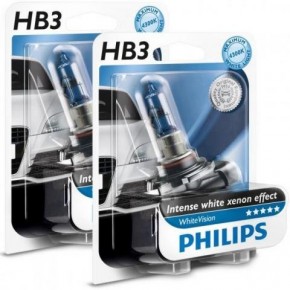  Philips 9005WHVB1 HB3 65W 12V P20d WhiteVision 60% (4300K) 3