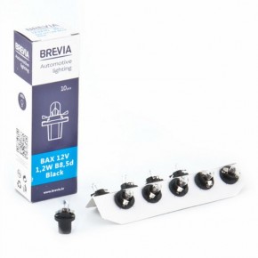  Brevia BAX 12V 1.2W B8.5d Black CP