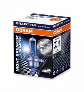  Osram 64193SV2 SilverStar 2.0 H4 60/55W 12V P43T 10X2 HardDuopet 4