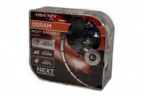  Osram 9006NL HB4 Night Breaker LASER NG +150 51W 12V P22d HardDuopet,