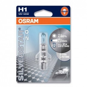  Osram H1 64150SV2-01B 55W 12V P14.5S 10X1 Blister