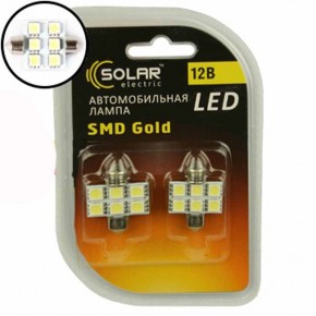  Solar LED 12V SV8.5 T11x31 4SMD 5050 white (LS272)