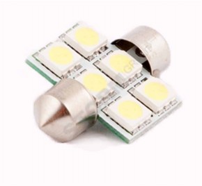  Solar LED 12V SV8.5 T11x31 4SMD 5050 white (LS272) 3