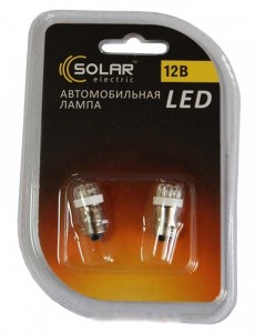  Solar LED 12V T8.5 BA9s 7leds white 2 (LF143)